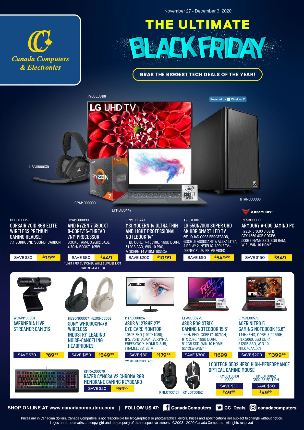 Canada Computers Black Friday 2021 Sale Flyer - When Are Black Friday Deals Announced 2021